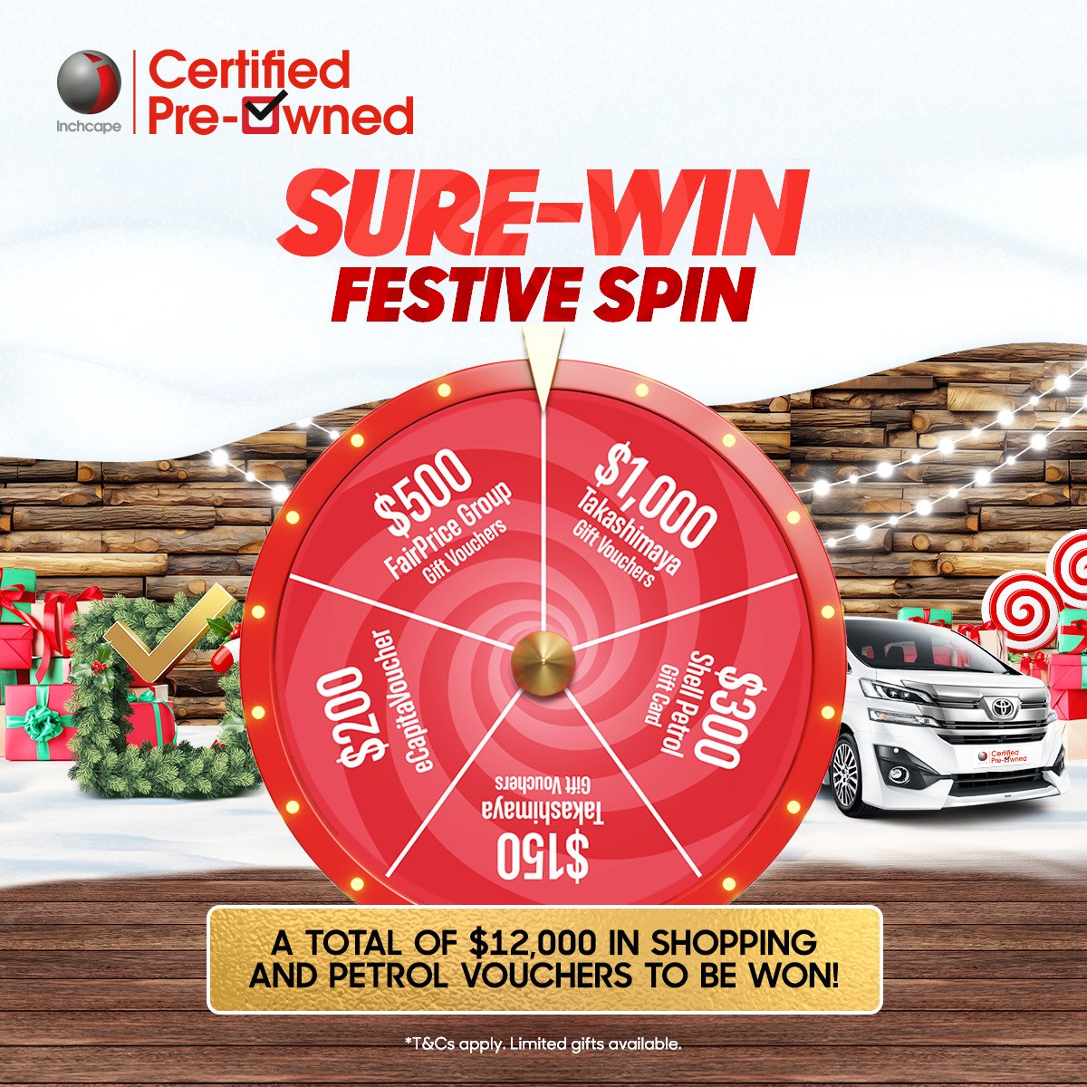 Christmas Sure-Win Festive Spin 2023