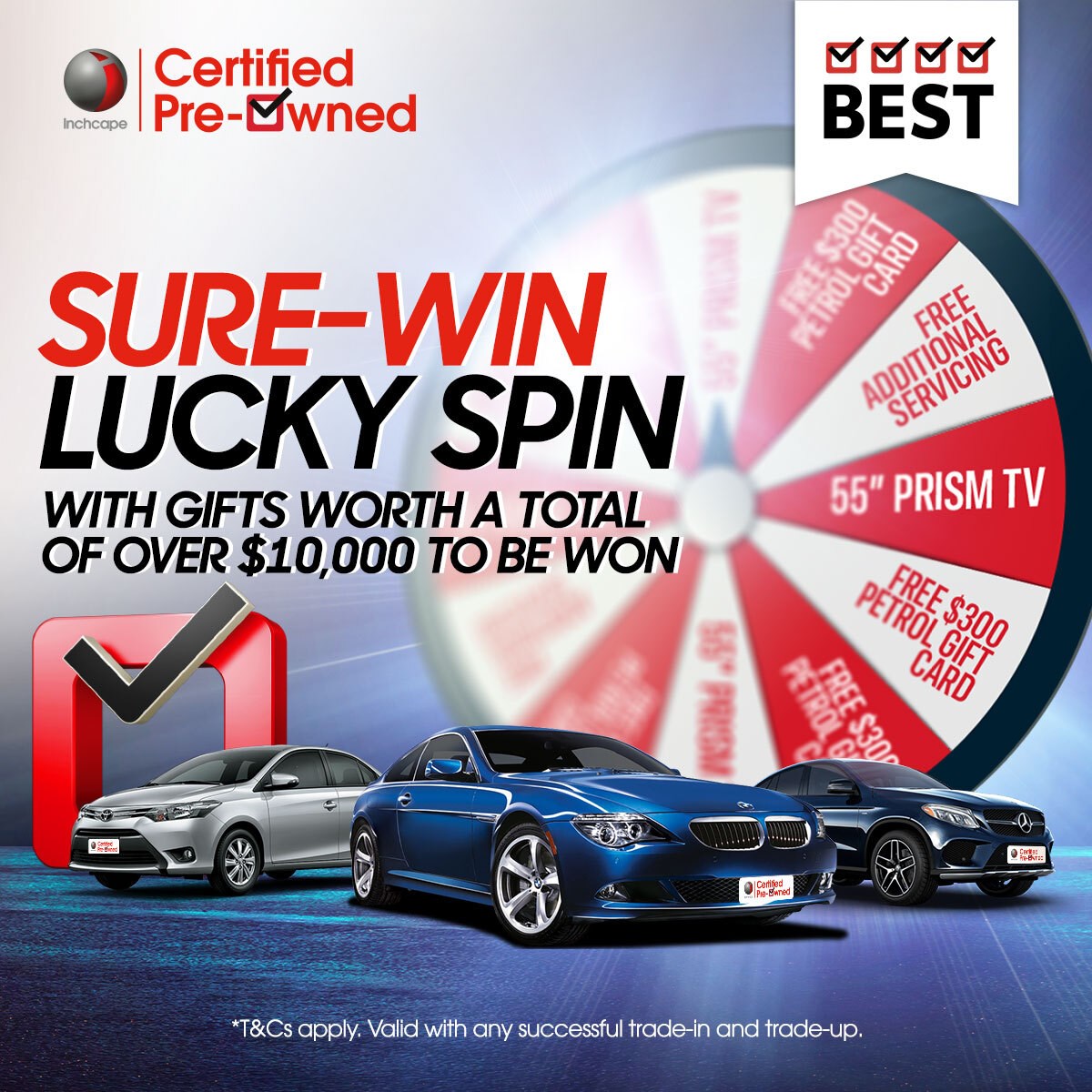 Digital Spin and Win