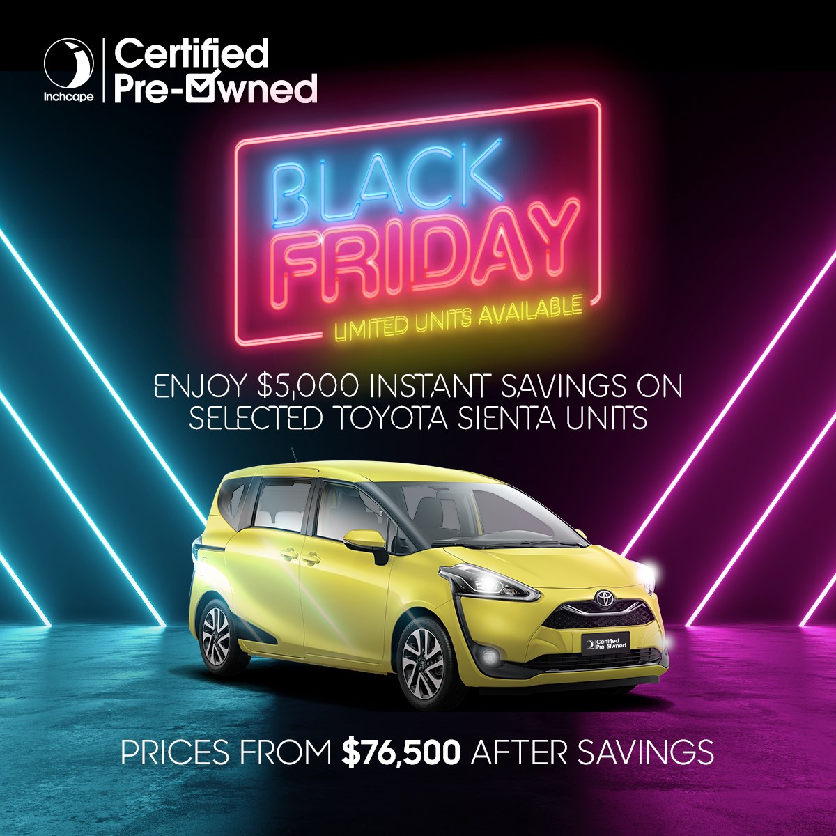 Black Friday Sienta Sale